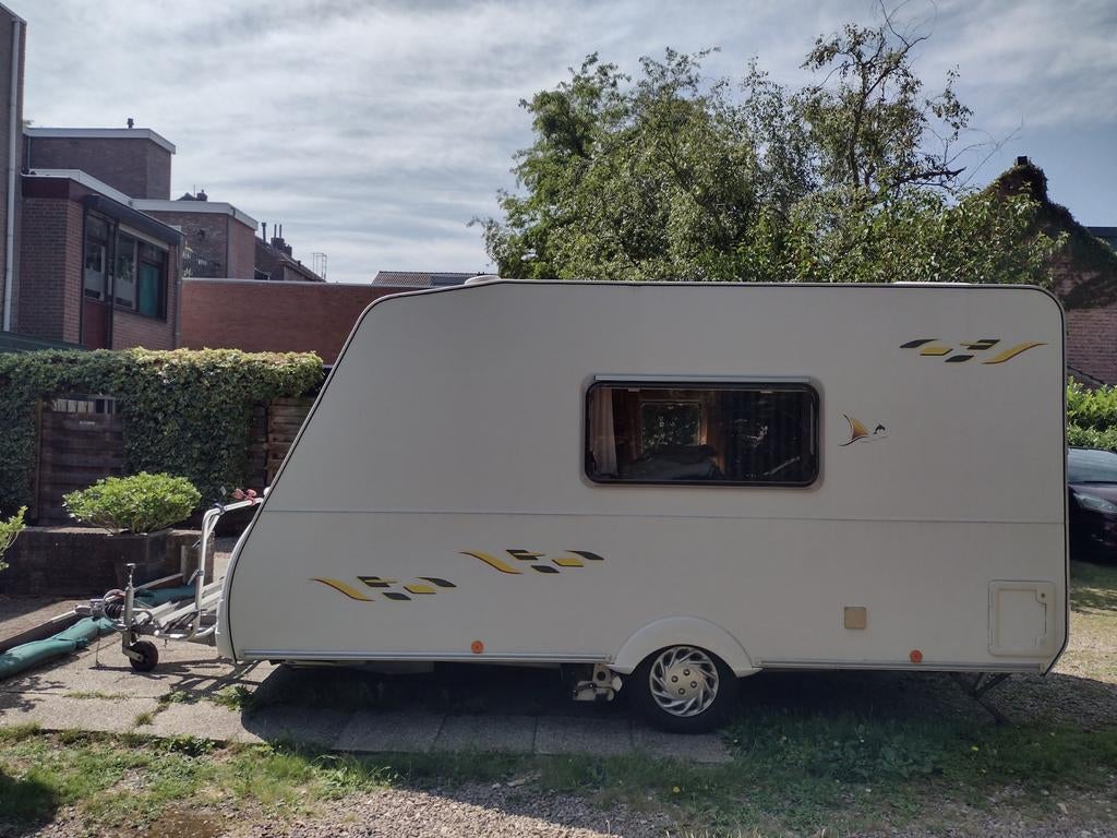 Sterckeman Starlett 420 CP + accessoires, Caravans en Kamperen, Sterckeman, Schokbreker, Treinzit, Particulier