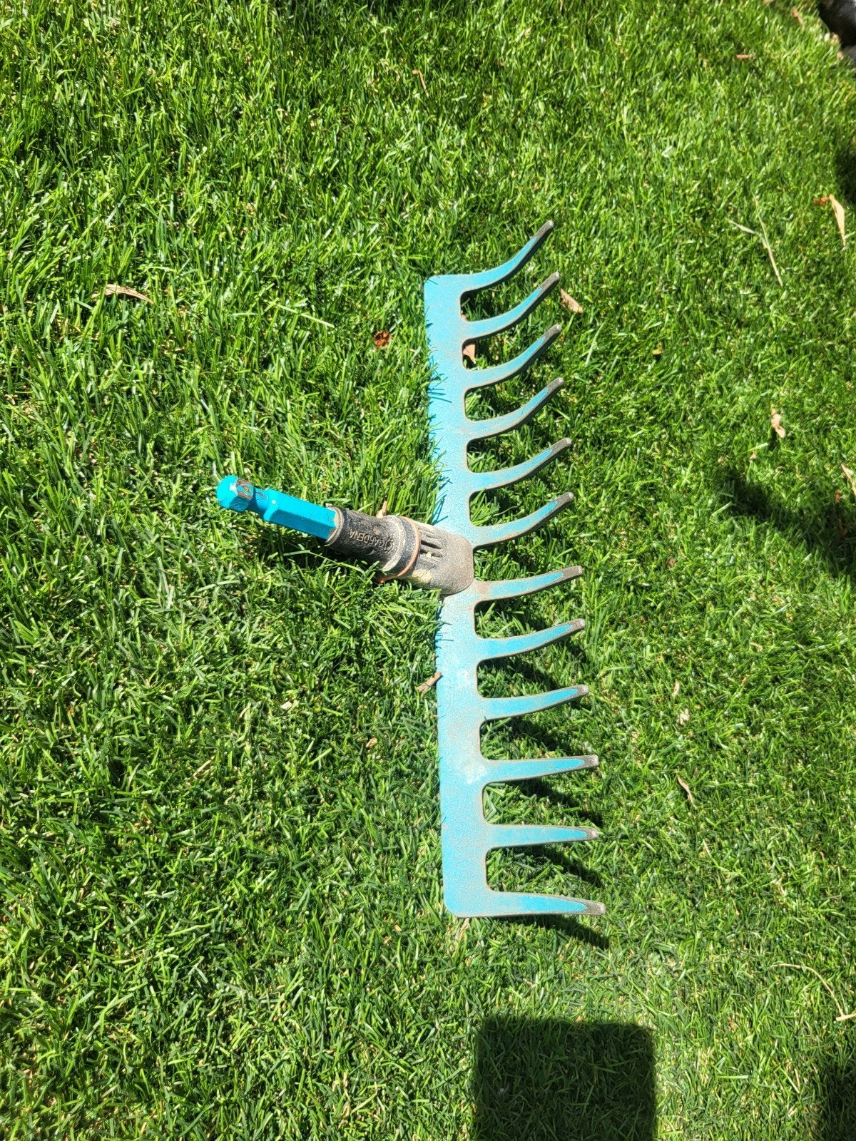 Hark Gardena 30cm, Tuin en Terras, Gras en Kunstgras, Ophalen, Minder dan 10 m²