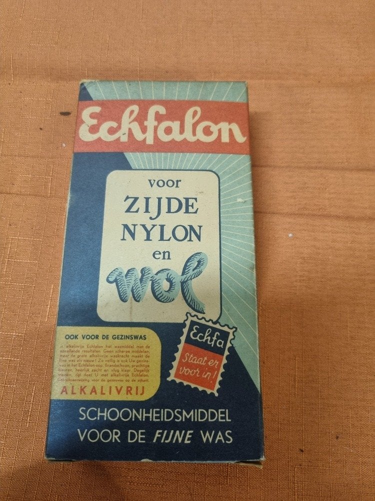 wasmiddel vintage echfalon zijde, Ophalen of Verzenden, 'T Olde Gre-j, Info@toldegrej.nl, Endepoelstraat 20f Didam
