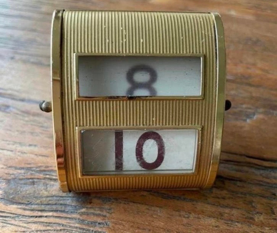 Vintage Bureaublad Kalender - Handmatig, Antiek en Kunst, Antiek | Klokken, Ophalen of Verzenden