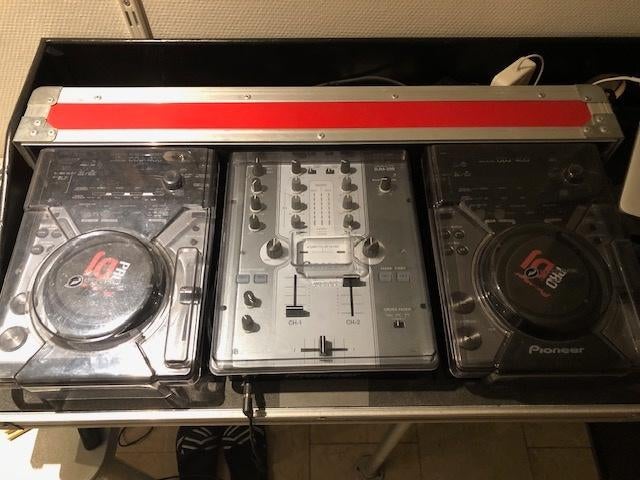 DJ set 2x CDJ400 & mixer JDM250, Muziek en Instrumenten, Ophalen, Gebruikt, Dj-set, Pioneer