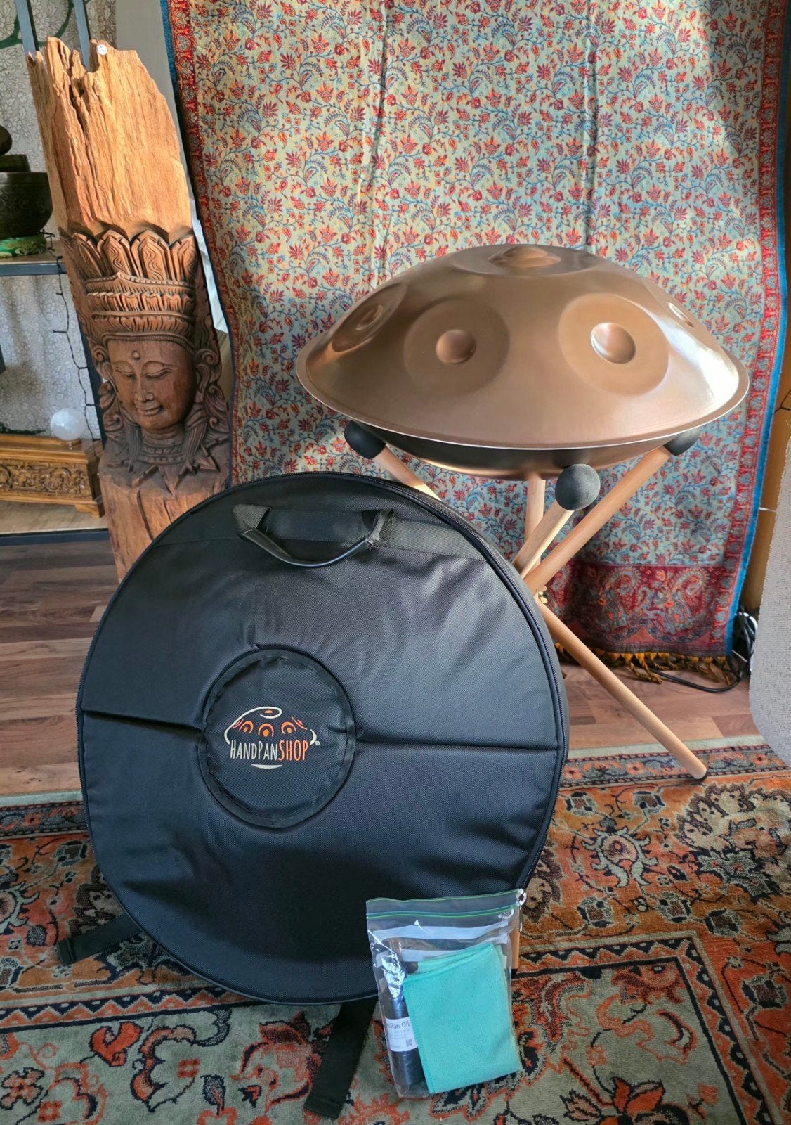 prachtige nieuwe Ukiyo handpan 9 noten 432 hz, Muziek en Instrumenten, Ophalen, Zo goed als nieuw, Melodische percussie
