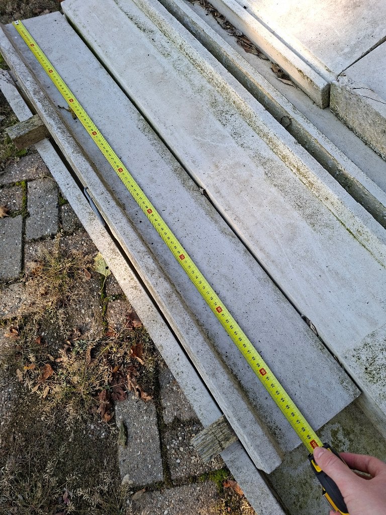 Beton raamdorpels/vensterbank, Ophalen, Zo goed als nieuw, Beton