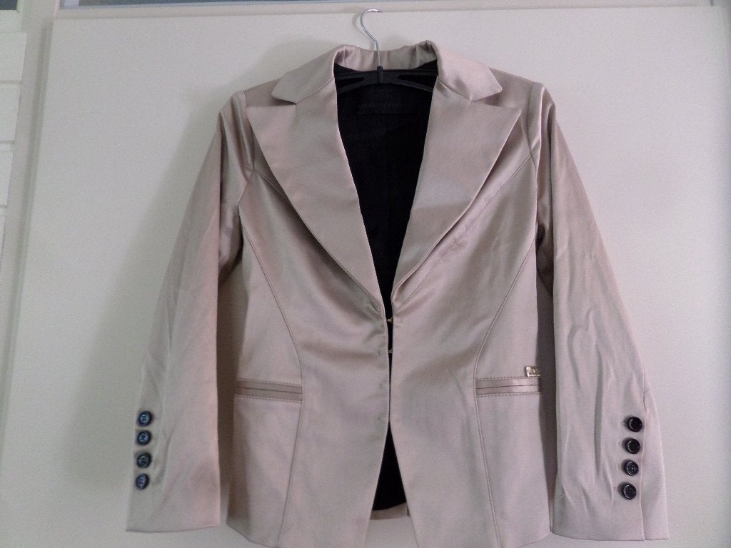 jasje, Kleding | Dames, Jasjes, Kostuums en Pakken, Elisabeth Franchi, Beige, Nieuw, Ophalen of Verzenden
