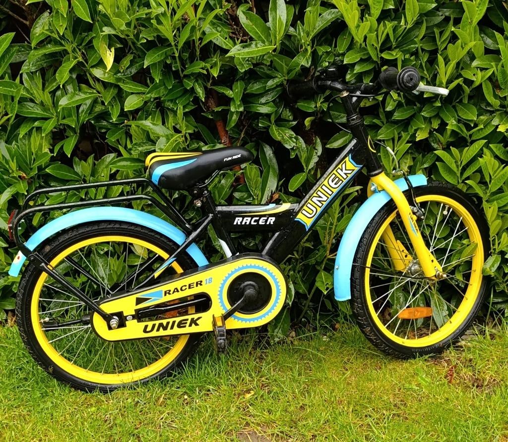 Mooie Kinderfiets 18 inch. Uniek racer 18 - Itek, Fietsen en Brommers, Fietsen | Kinderfietsjes, Ophalen, Gebruikt, 16 tot 20 inch