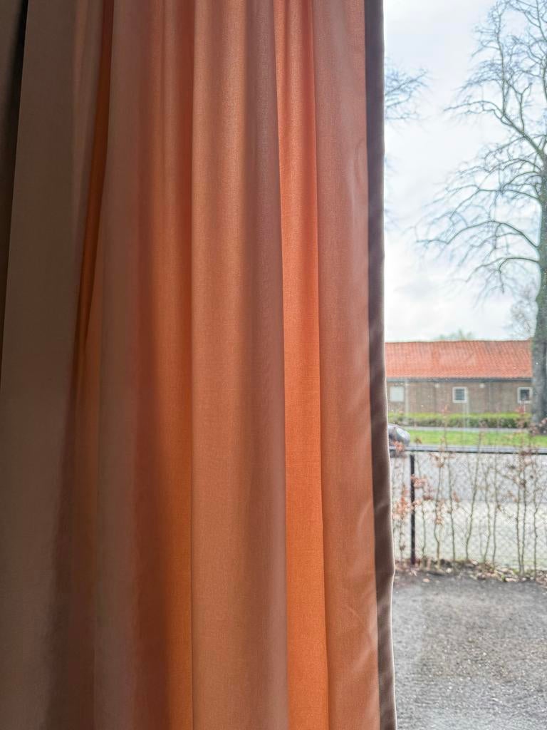 Wehkamp gordijnen 2x 300 x 260/1x 300 x 290 lichtdoorlatend, Overige kleuren, 200 cm of meer, Ophalen of Verzenden, Zo goed als nieuw