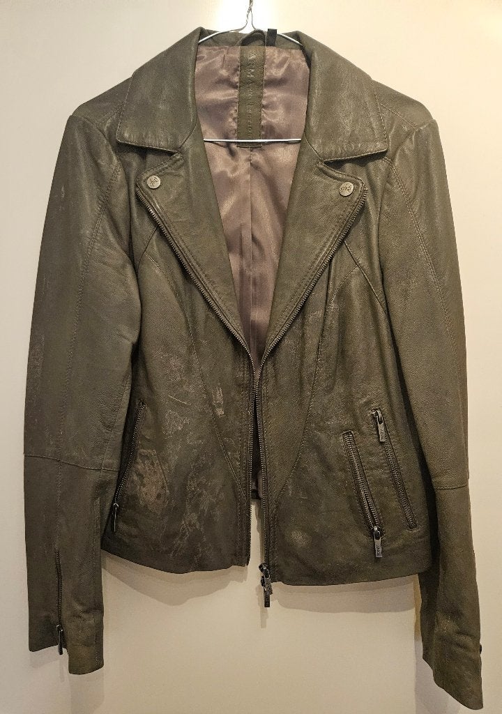 Leren jack Arma 2 stuks! Mt 38, Ophalen of Verzenden, Gedragen, Maat 38/40 (M), Zwart
