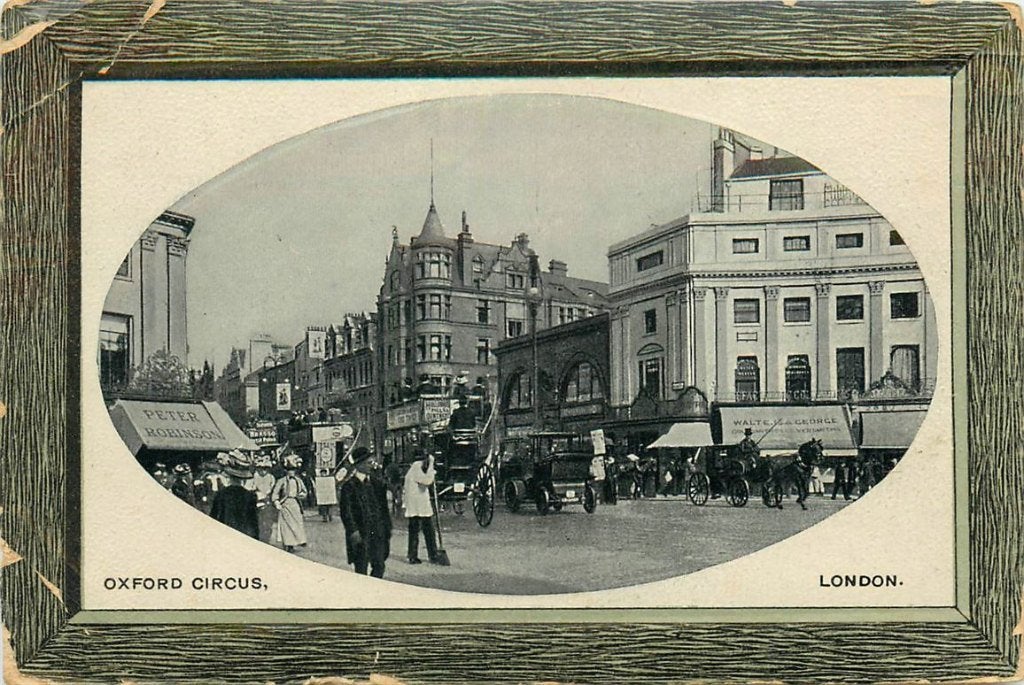701-463-047 London Oxford Circus, Verzamelen, Ansichtkaarten | Buitenland, Verzenden, Voor 1920, Engeland