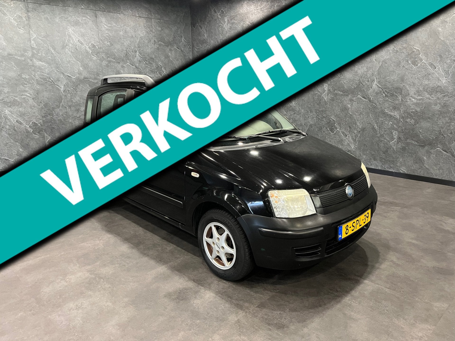 Fiat Panda 1.1 Actual NIEUWE APK! NIEUWE KOPPELING!, Auto's, Fiat, Voorwielaandrijving, 4 stoelen, Zwart, Bedrijf