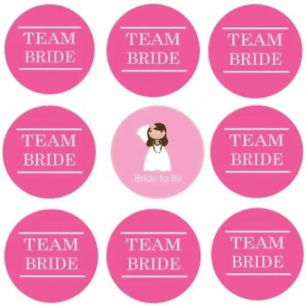 Vrijgezellenfeest set Bride to Be en Team Bride, Wit, Nieuw, Ophalen of Verzenden, Accessoires