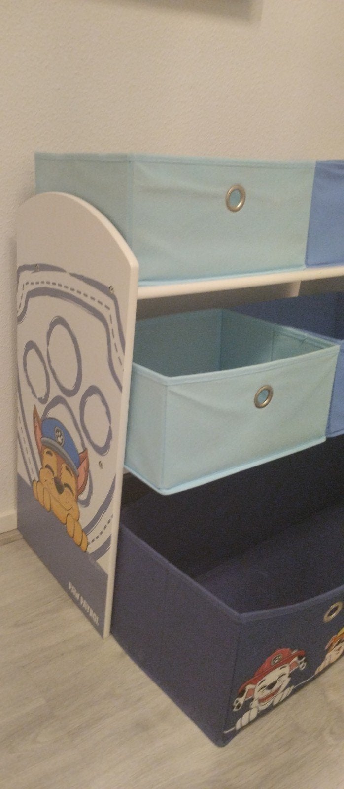 PAW Patrol Speelgoedkast / Opbergrek met 5 Opbergbakken
Bes., Ophalen, Gebruikt, Blauw, Softcase