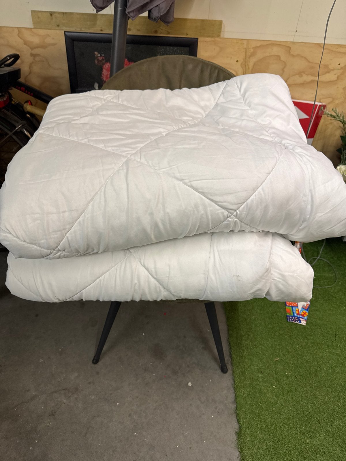 2x Eenpersoons Dekbedden - Schoon en Comfortabel, Ophalen, Eenpersoons, Wit, Wasbaar
