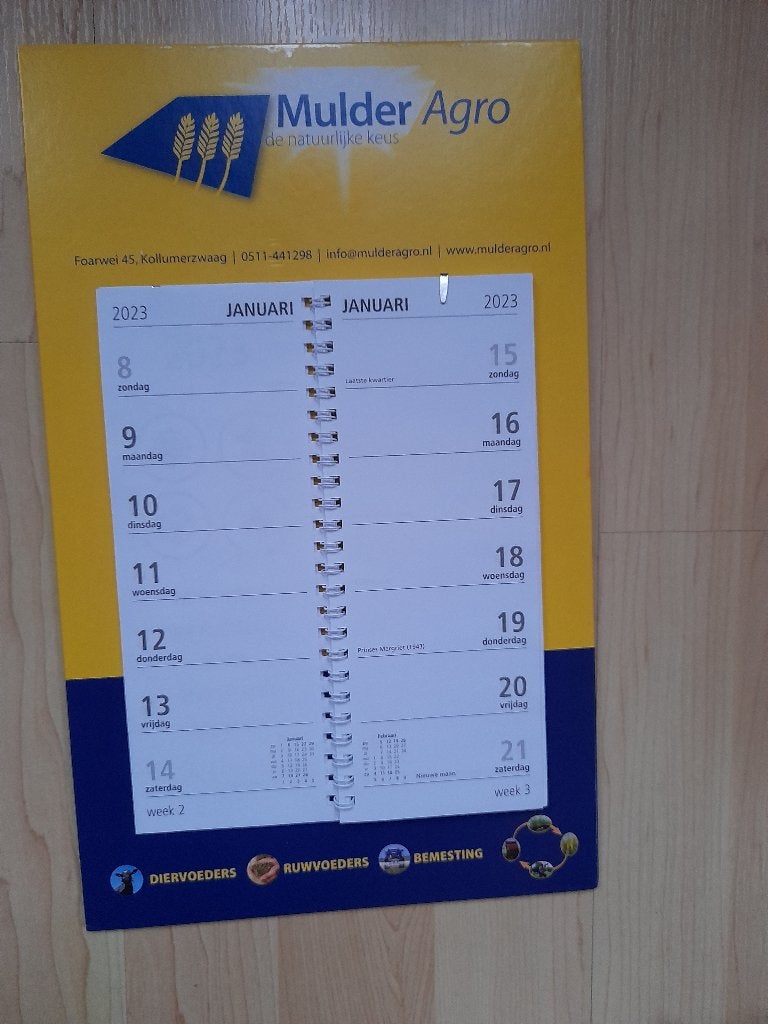 NIEUW KALENDER 2023, Ophalen of Verzenden, Nieuw