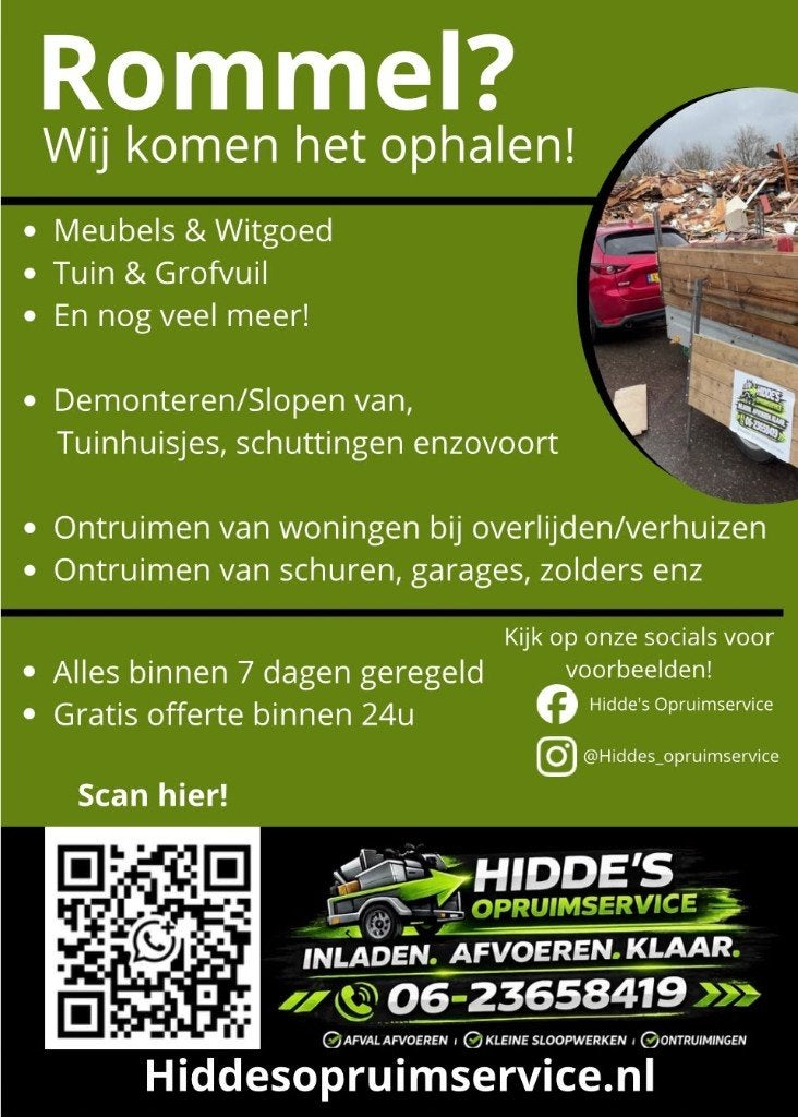 Ontruimingen en afvoer van afval, Diensten en Vakmensen