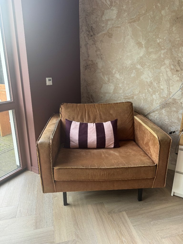 Stoel, Huis en Inrichting, Fauteuils, Ophalen, Gebruikt, 50 tot 75 cm, Leer