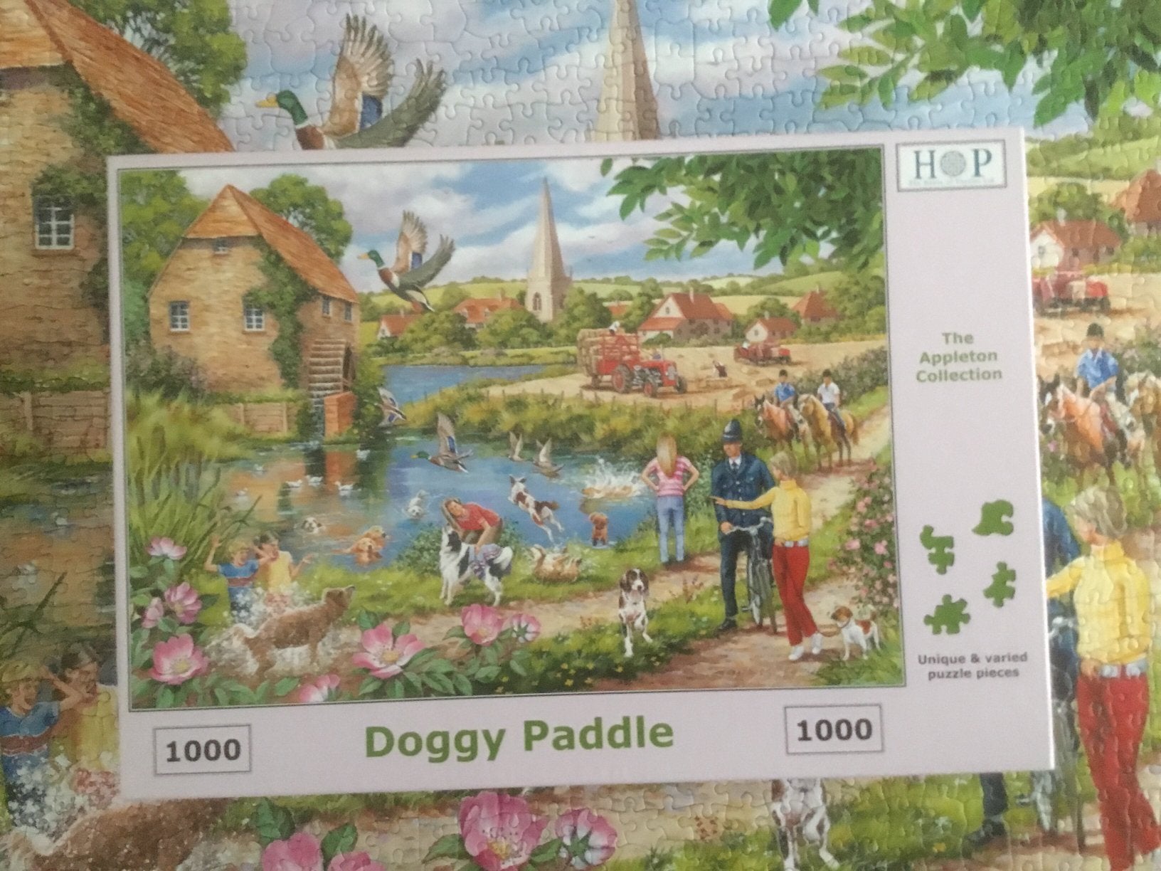Mooie hop puzzel, Ophalen of Verzenden, Zo goed als nieuw