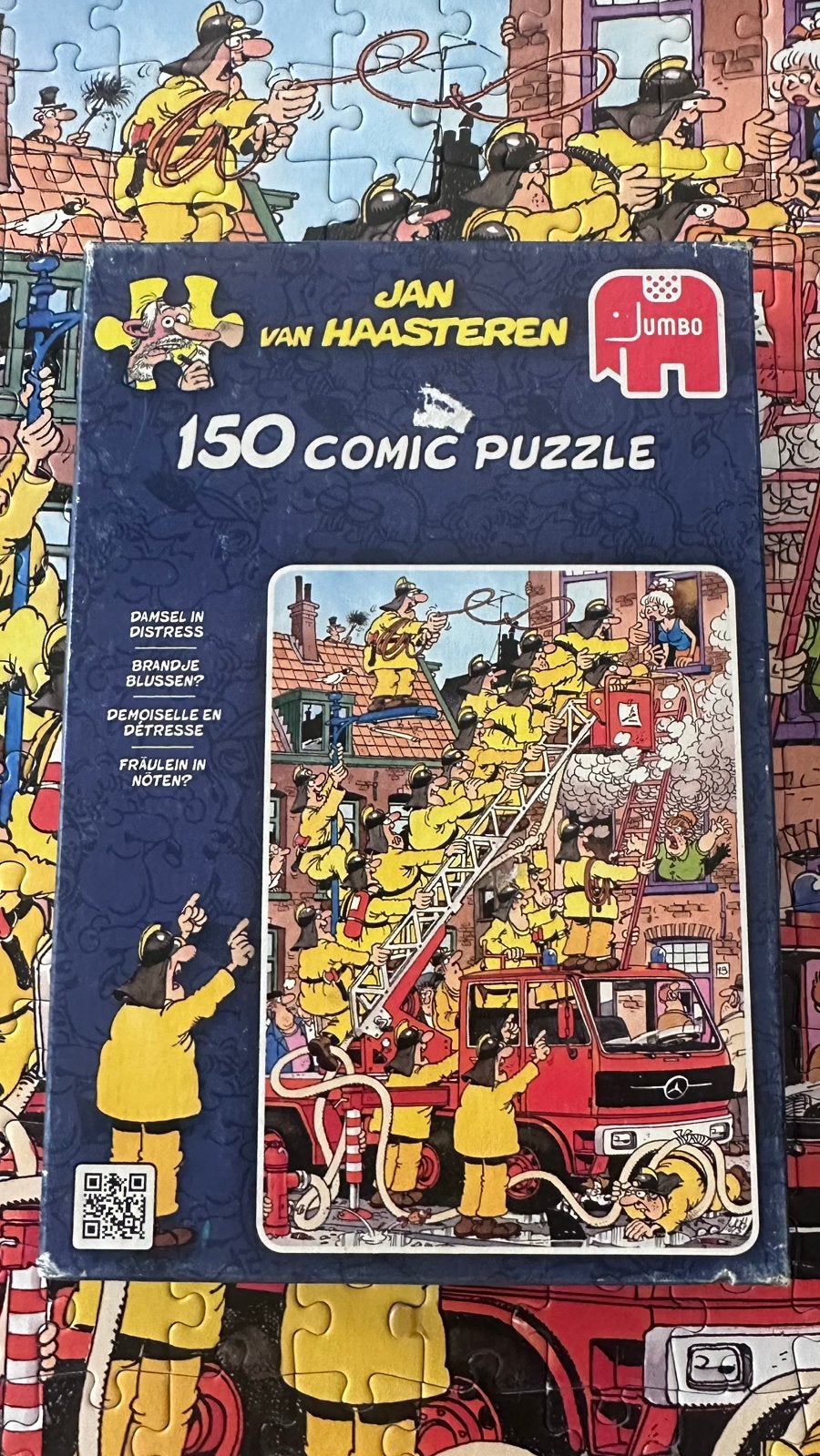Jan van Haasteren puzzel BRANDJE BLUSSEN 150 stukjes