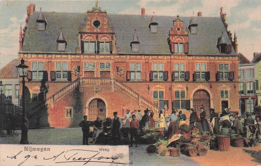 703-100-001 Nijmegen Waag, Ophalen of Verzenden, Voor 1920, Gelderland
