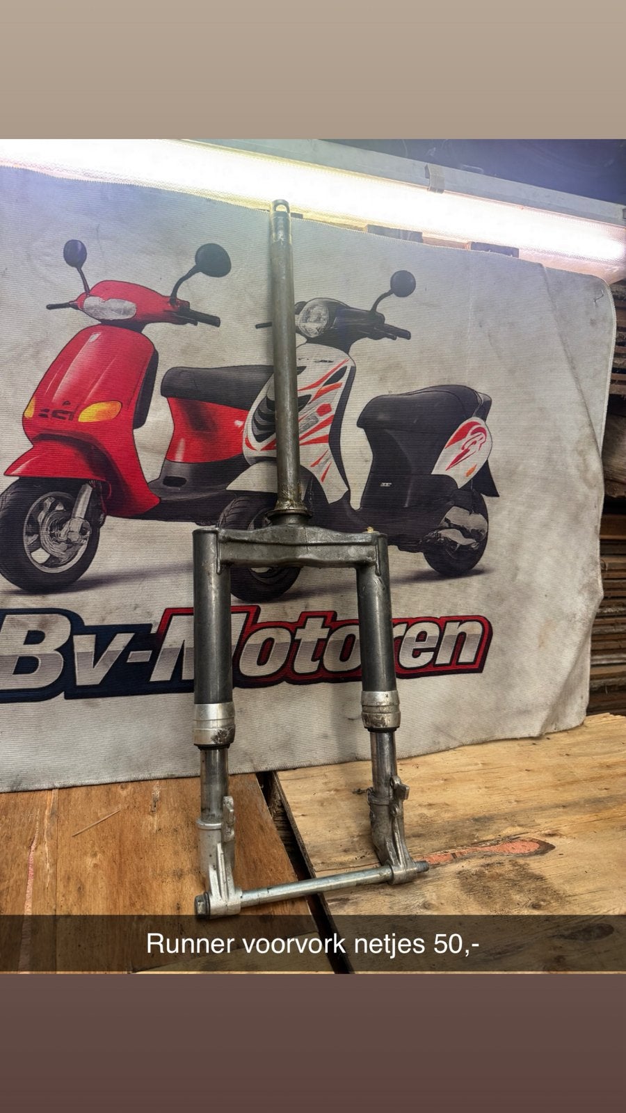 Gilera runner voorvork netjes, Ophalen of Verzenden, Zo goed als nieuw