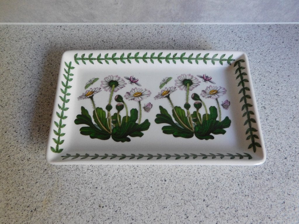 Bord 18,5x11,5 cm. Botanic Garden Portmeirion, Overige merken, Ophalen of Verzenden, Zo goed als nieuw, Bord(en)