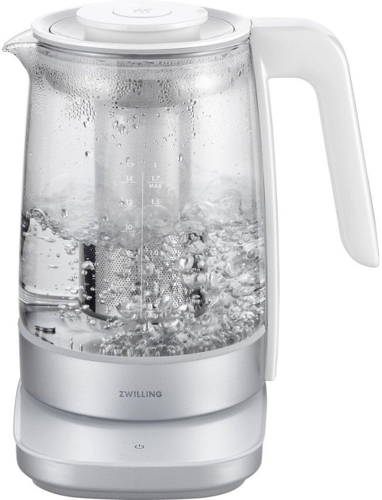 Zwilling Enfinigy thee- waterkoker 1.7L glas, Witgoed en Apparatuur, Waterkokers, 1 tot 2 liter, Rvs, Ophalen
