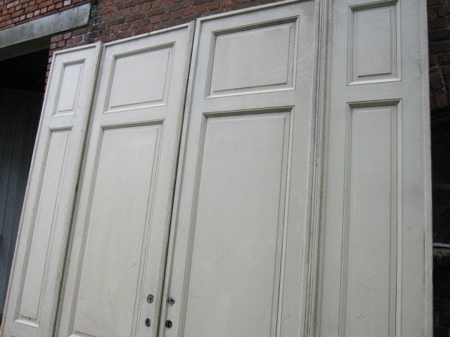 284,5hx253br Scheidingswand, achterwand bed, lambrisering, Ophalen