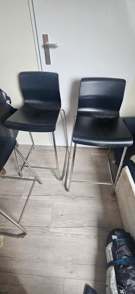 Stapelbare barkrukken, 3 krukken, Ophalen, Kunststof, 60 tot 90 cm