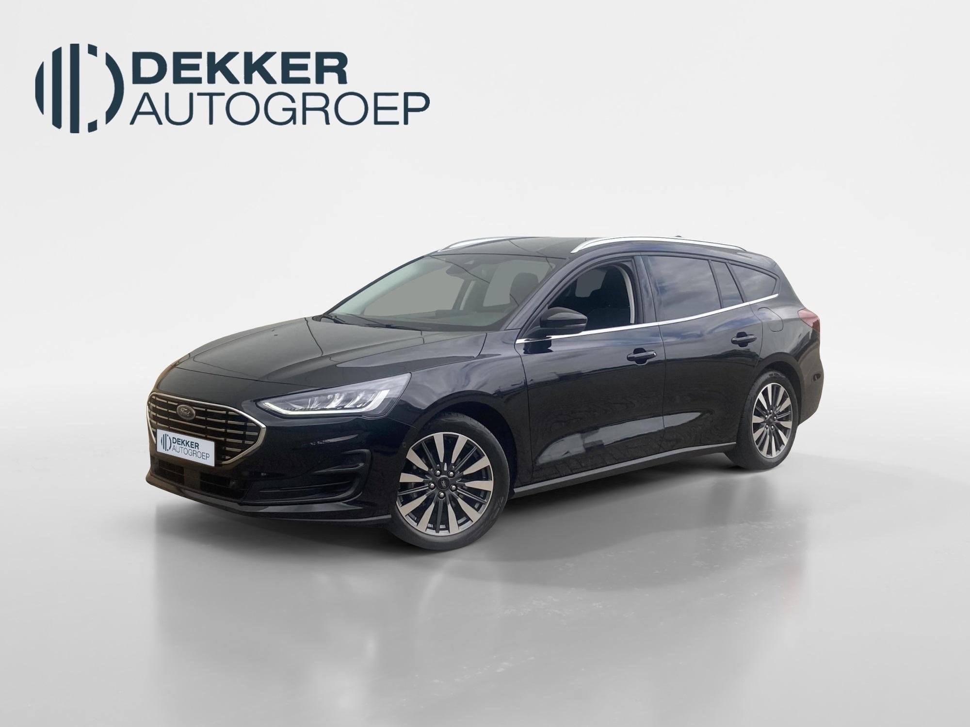Ford Focus 1.0 EcoBoost Hybrid 155pk Automaat TitaniumX Wago, Gebruikt, Euro 6, Zwart, Origineel Nederlands