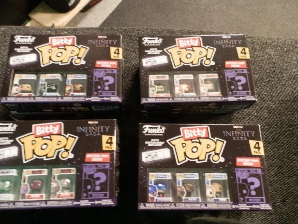 Bitty POP Marvel The Infinity SAGA 4 pack nieuw, Ophalen of Verzenden, Nieuw