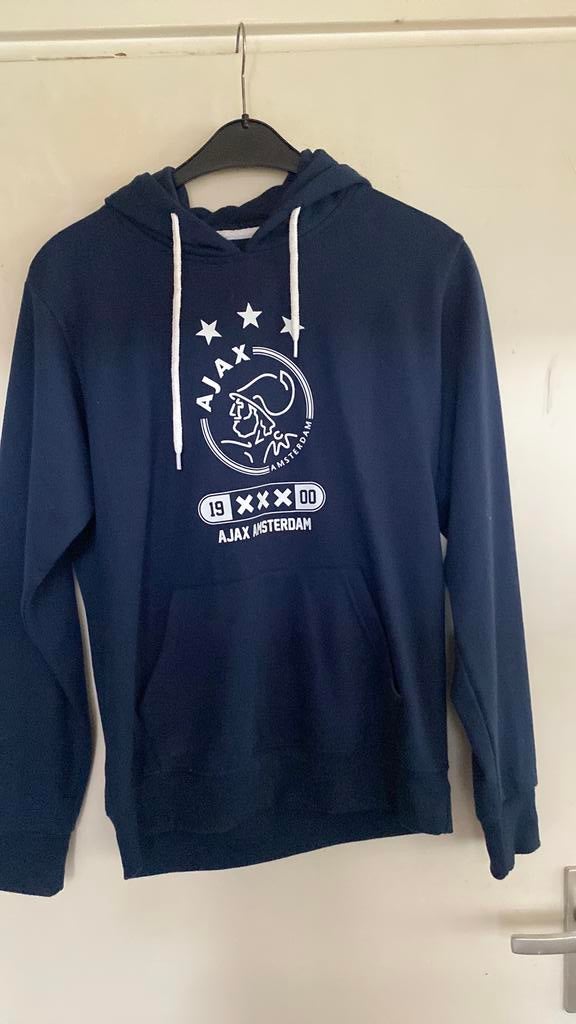 Ajax hoodie maat m, Ophalen of Verzenden, Zo goed als nieuw, Maat 48/50 (M), Blauw