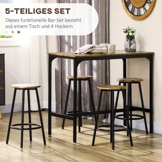 Bartafel – Barset – Statafel – Bistrotafel – Keukentafel, Corvance B.V., Verzenden, Nieuw, Corvancebol@gmail.com