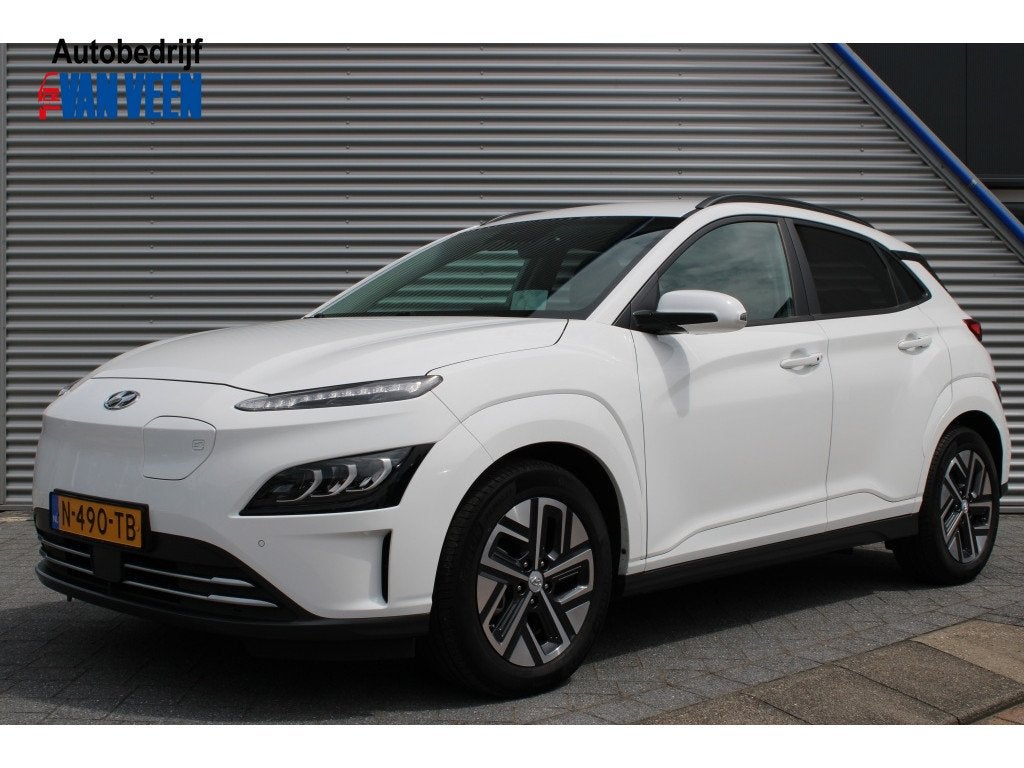 Hyundai KONA EV Premium 64 kWh | Org NL | Led | Elek Stoelen, Auto's, Hyundai, Bedrijf, Te koop, Kona, ABS, Achteruitrijcamera