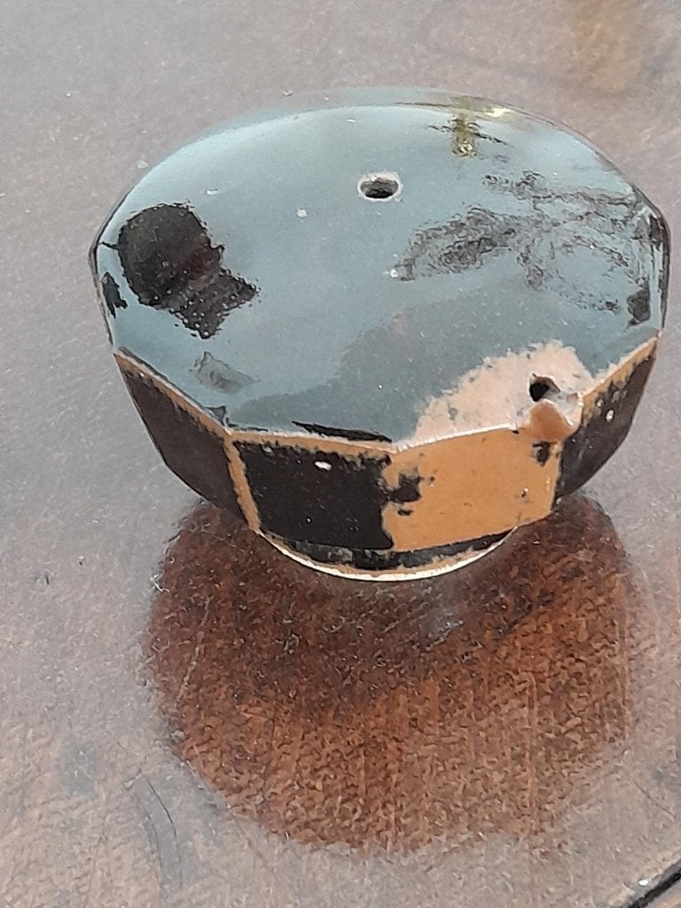 Japanse "Suiteki" waterdropper, waterdruppelaar, ca 5 x 8 cm, Antiek en Kunst, Steen/keramiek, Bruin, Verzenden, Overige typen