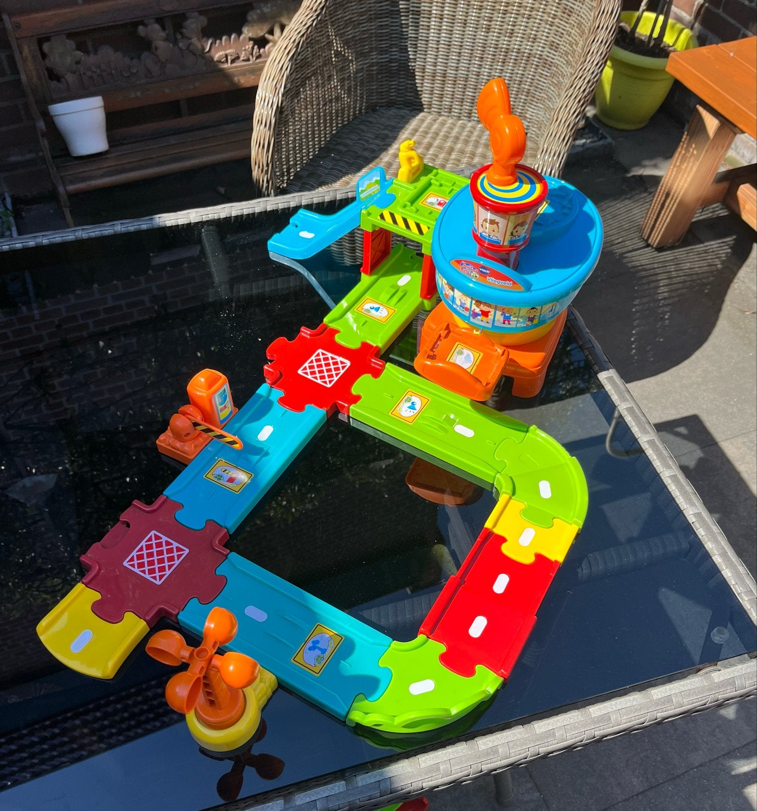 VTech Toet Toet Auto's Vliegveld, Bouwplaats & Treinstation, Kinderen en Baby's, Speelgoed | Vtech, Ophalen, Zo goed als nieuw