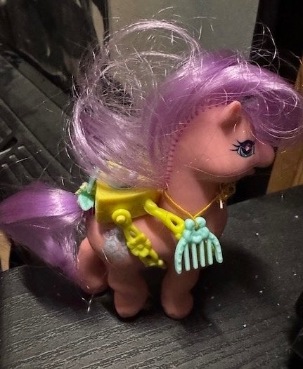 My little pony + accessoires, Ophalen of Verzenden, Zo goed als nieuw