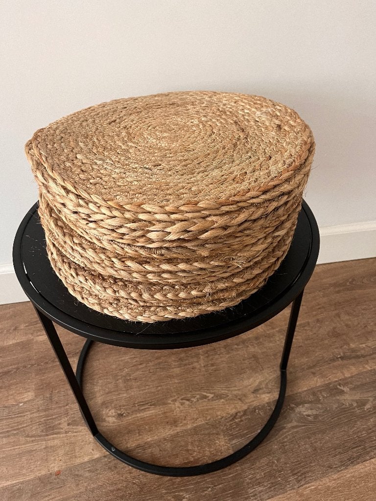 Gevlochten placemat jute, Ophalen of Verzenden, Zo goed als nieuw, Natuurlijk materiaal
