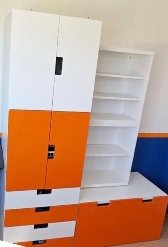 Complete Kinderkamer Set: Kast, Commode en Opbergbox, Kinderen en Baby's, Kinderkamer | Commodes en Kasten, Gebruikt, Kast, 105 cm of meer