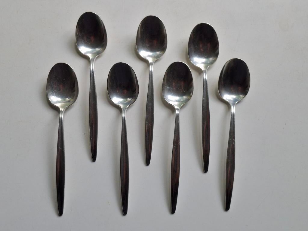 Nieuwpoort koffielepeltjes, Ophalen of Verzenden, Zilver