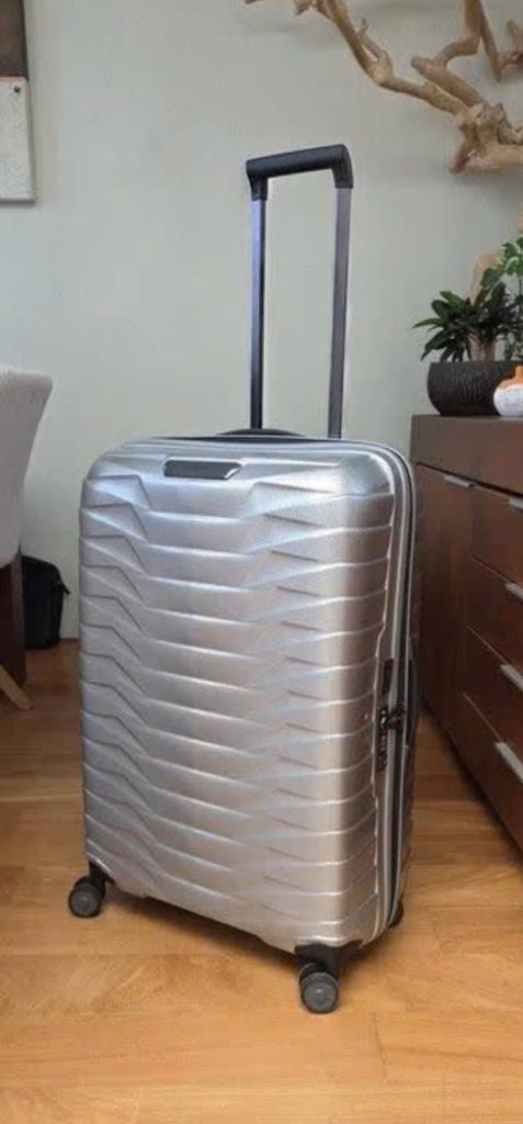 Samsonite Proxis 75 suitcase / koffer Silver (A), Hard kunststof, Verzenden, Zo goed als nieuw, 70 cm of meer