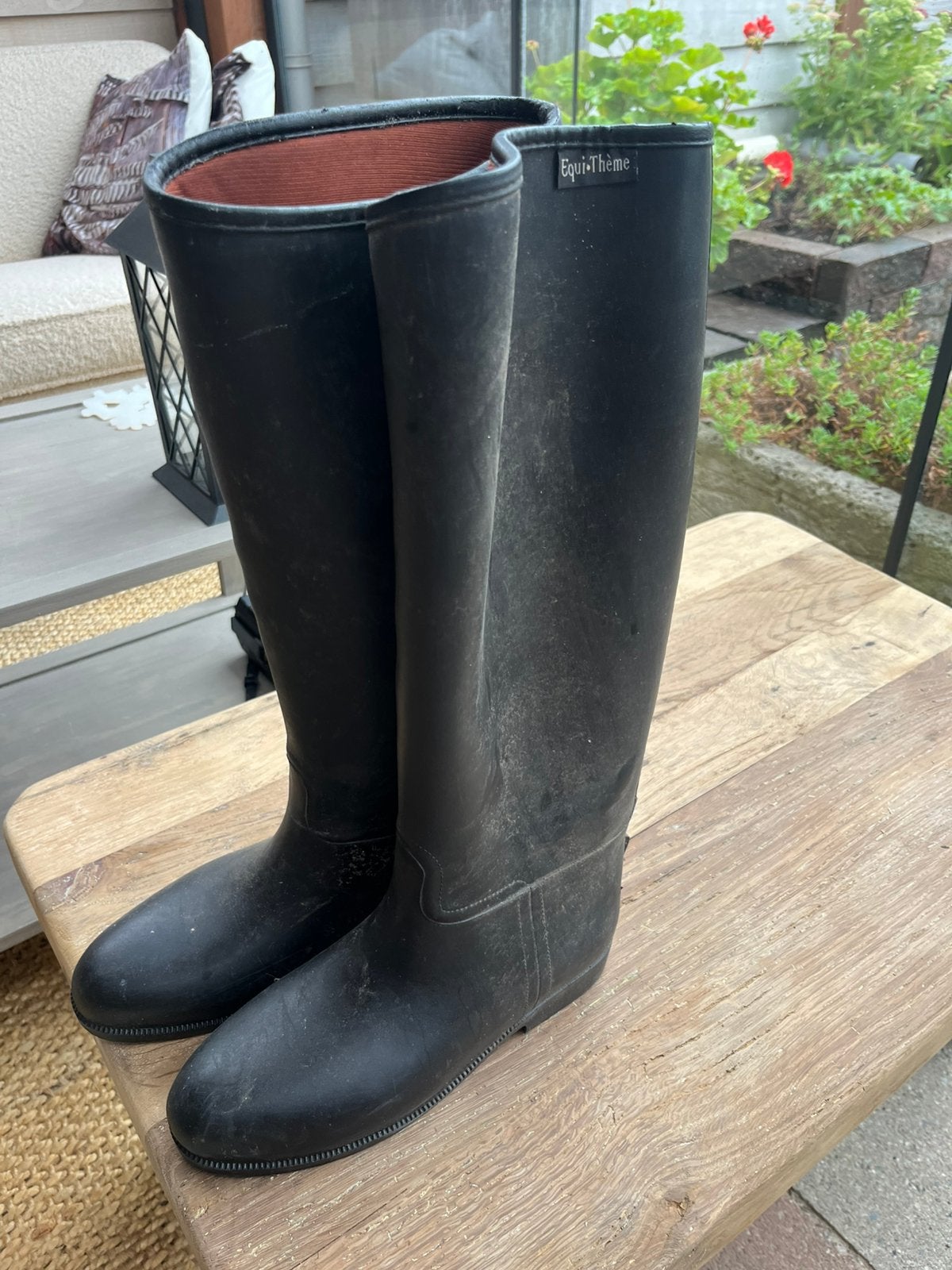 Paardrijlaarzen Equi Thème mt 39, Dieren en Toebehoren, Ophalen, Gebruikt, Dressuur