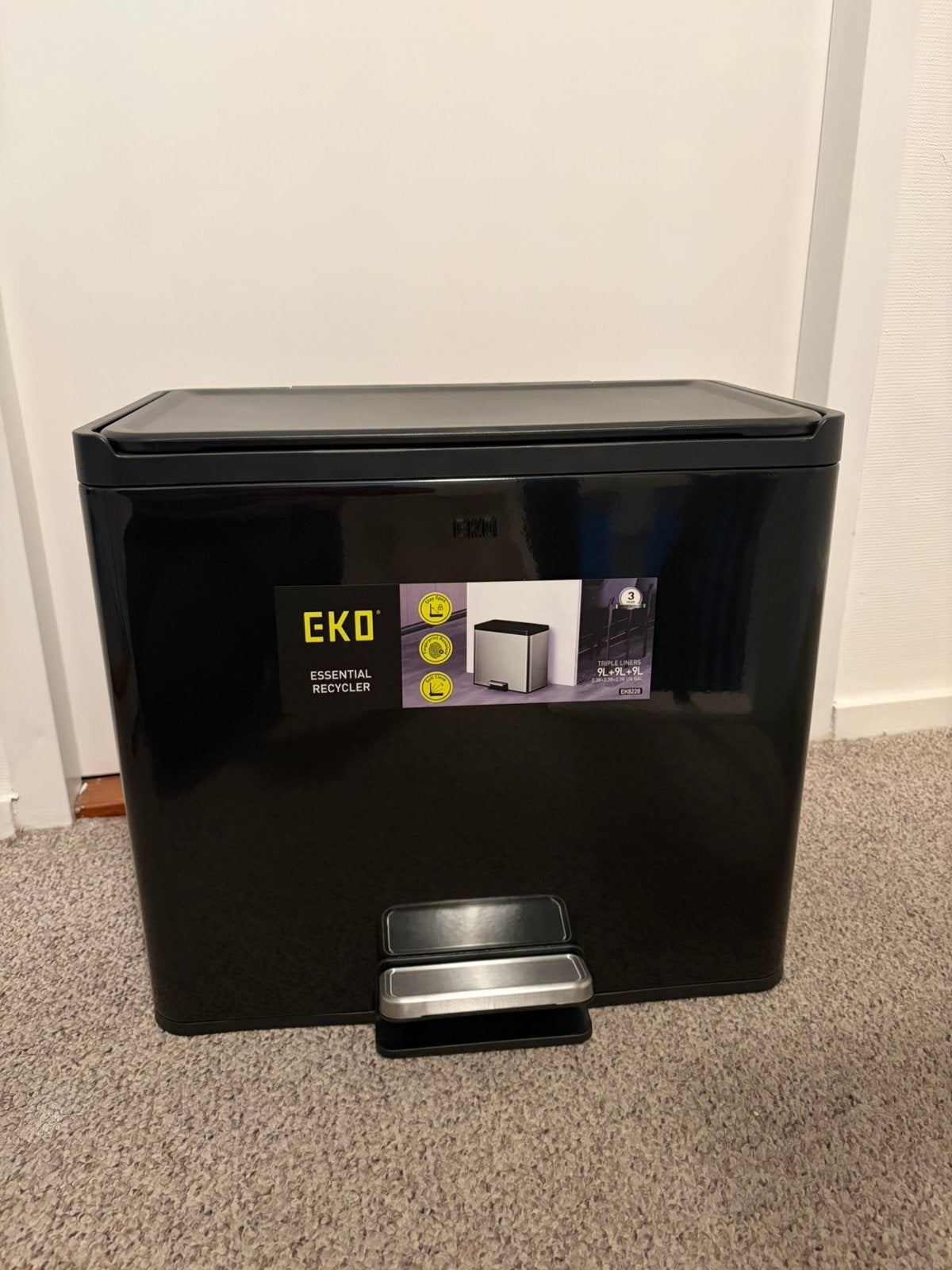 EKO recycling prullenbak NIEUW, Minder dan 10 liter, Ophalen, Nieuw, Kunststof