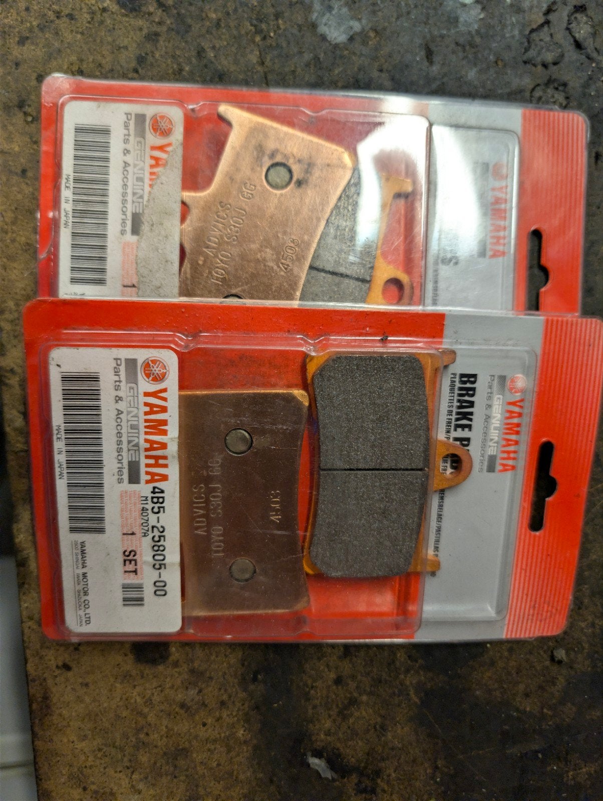 Originele Yamaha Remblokken voor TMAX 500 (4B5-25805-00), Motoren, Ophalen of Verzenden