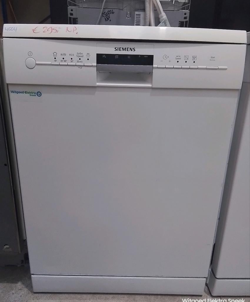 Siemens vrijstaande vaatwasser, 3 maand garantie 4004, Ophalen, Minder dan 85 cm, Minder dan 10 liter, Refurbished