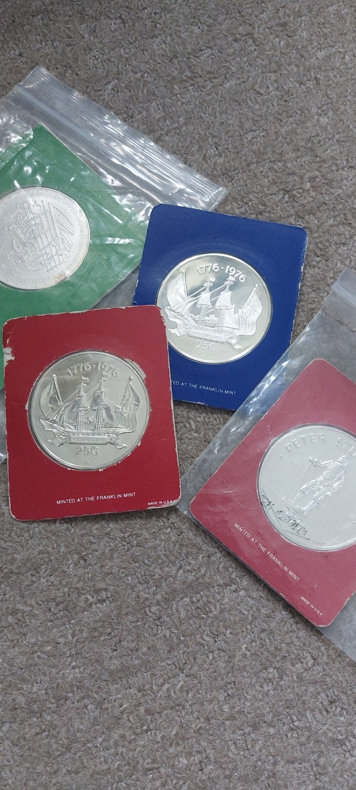 Zilveren munten NA, Postzegels en Munten, Ophalen, Zilver