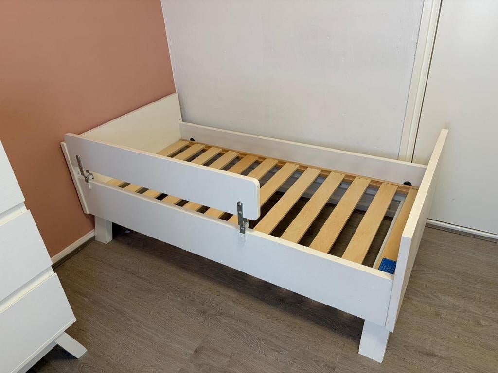 TWF Happy Island compleet set, Kinderen en Baby's, Kinderkamer | Bedden, Ophalen, Gebruikt, 140 tot 160 cm, Lattenbodem