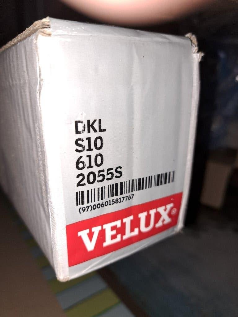 Velux DKL S10 610 2055s Handbediend verduisterend rolgordijn, 100 tot 150 cm, Blauw, Nieuw, Ophalen of Verzenden