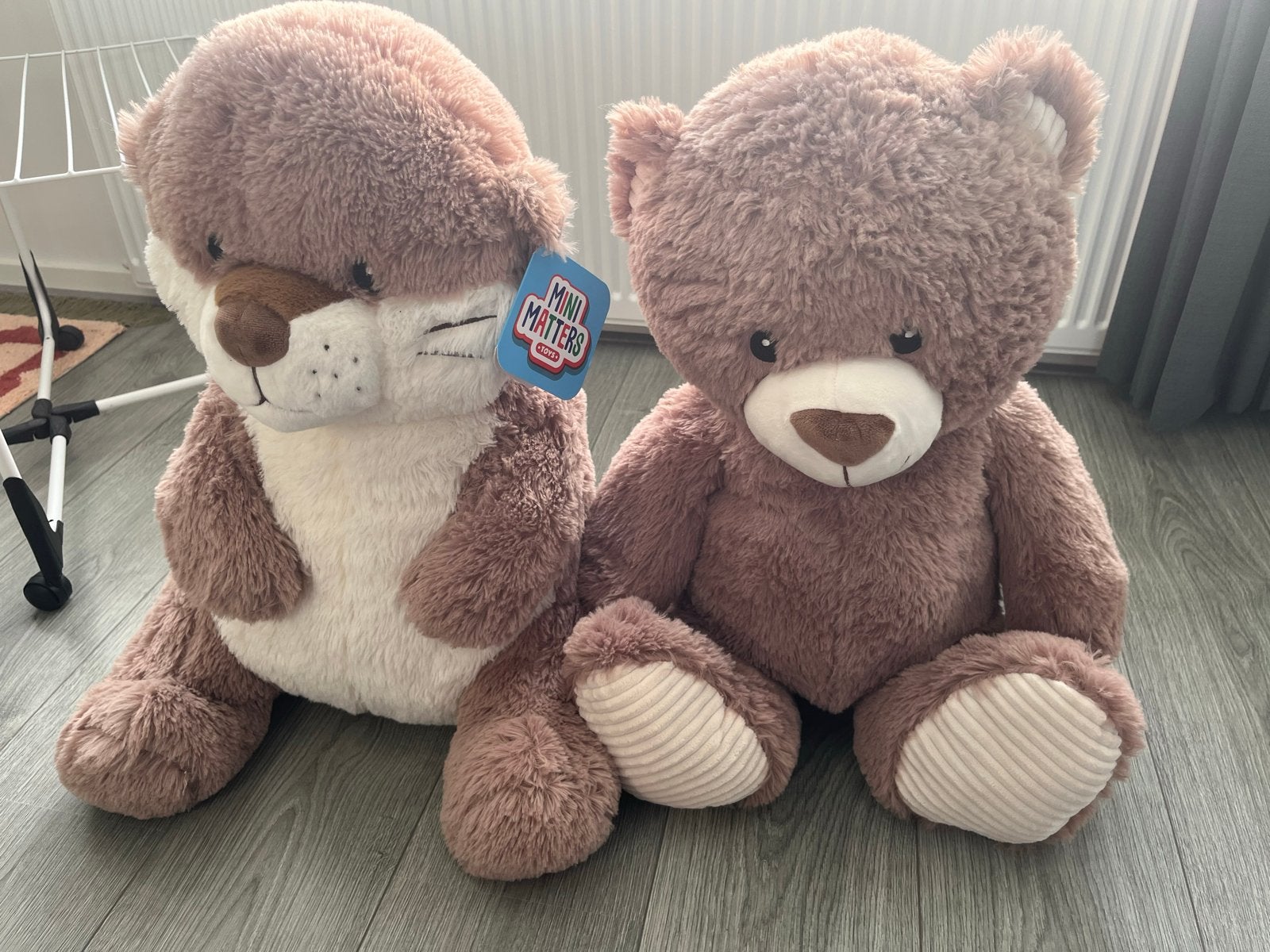 Otter en Beer XL knuffels., Overige merken, Beer, Nieuw, Ophalen of Verzenden