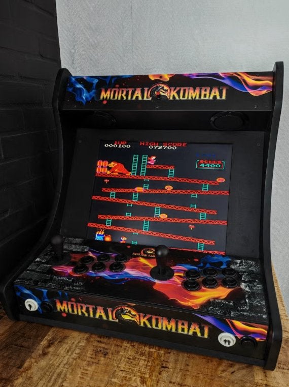 Bartop Arcadekast - Mortal Kombat - Recalbox, Ophalen, Overige merken, Zo goed als nieuw