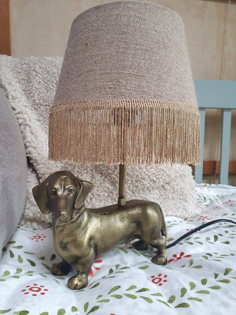 Teckel lamp van clayre en eef, Ophalen, Gebruikt, Metaal, Riviera Maison
