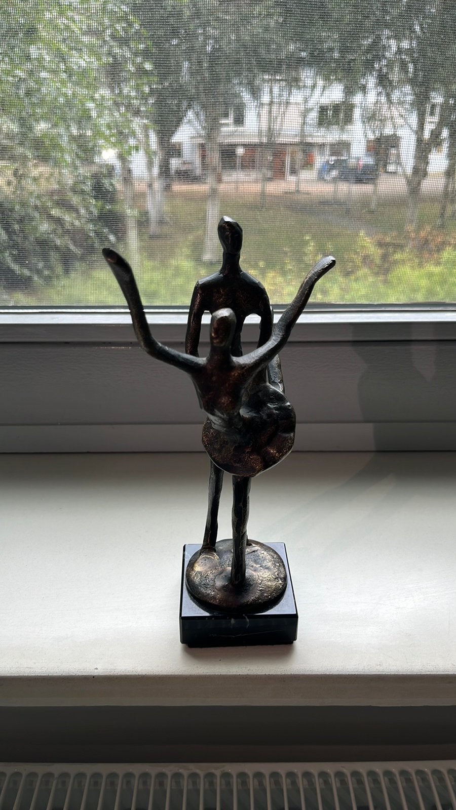 Brons beeld dansend paar, Ophalen, Overige onderwerpen, Brons, 20 - 50 cm